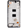 OLED Assembly With Frame Compatible For Xiaomi Redmi Note 13 4G (Refurbished) (Midnight Black)