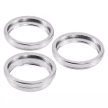 Back Camera Bezel Ring Only Compatible For iPhone 16 Pro / 16 Pro Max (White Titanium) (3 Piece Set)